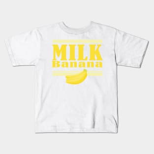 HARAJUKU KAWAII BANANA MILK DESIGN FUN KOREAN ANIME Kids T-Shirt